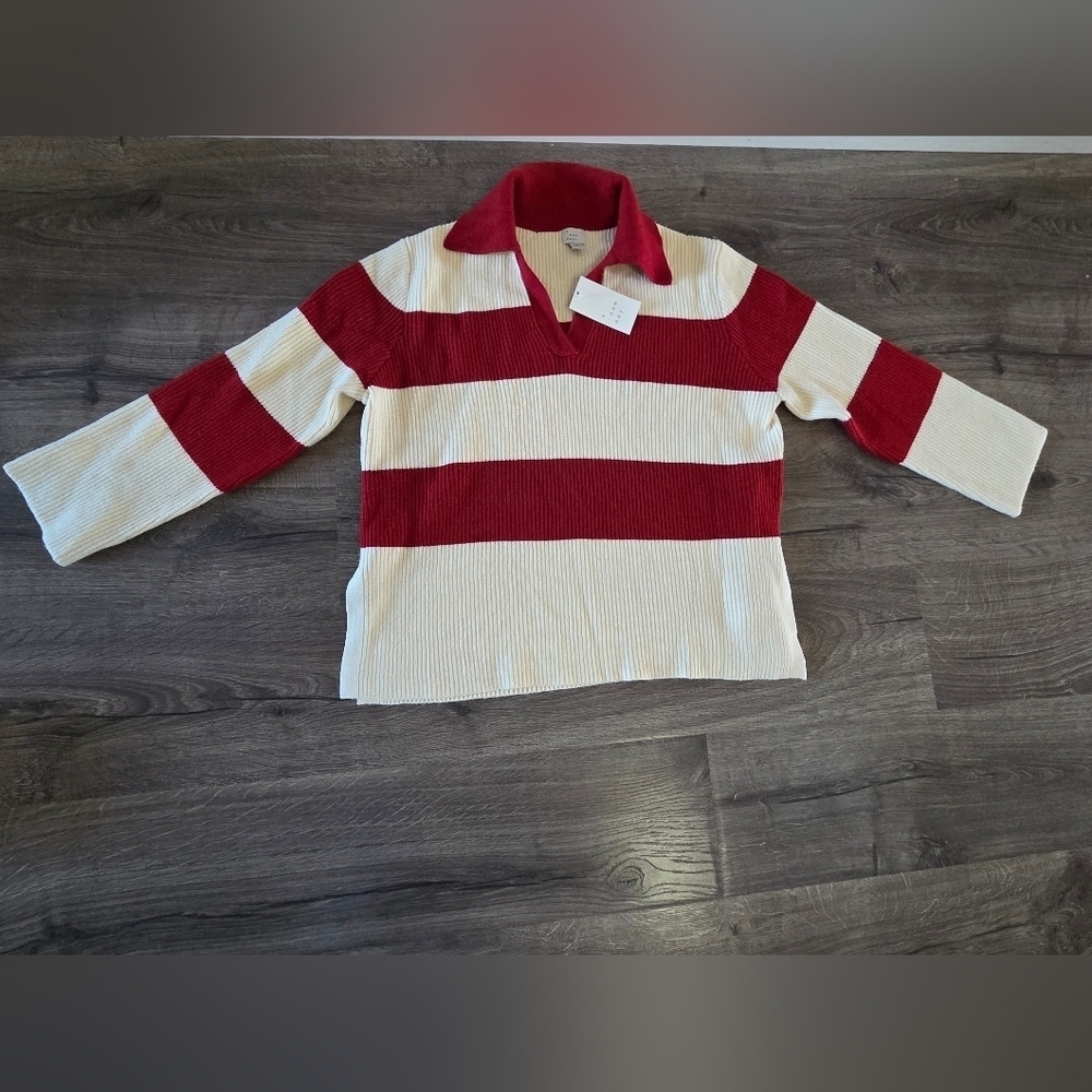Women's polo pullover sweater size M NWT